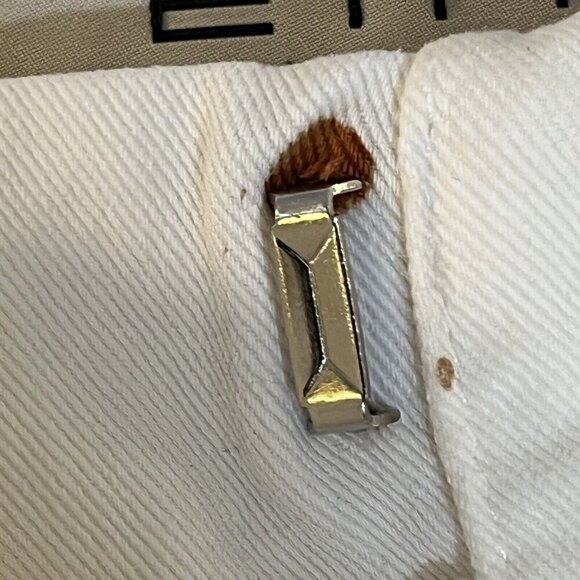 ETRO Ecru White Cotton Blend Pants‎ Size 42/ US Size 8 - Picture 7 of 16